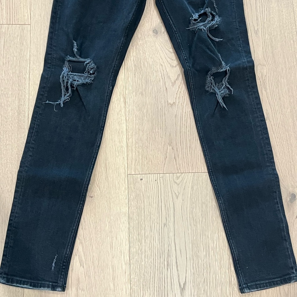 Topman Ripped Stretch Skinny Jeans - Picture 4 of 8